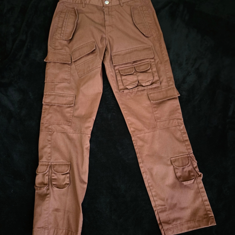 Men's Brown Cargo Pants